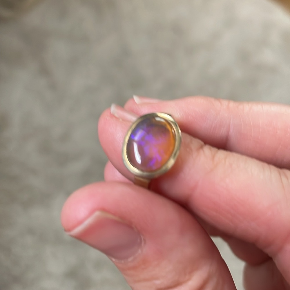 Crystal opal ring - Picture 4 of 4
